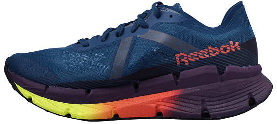 Кроссовки Reebok Floatzig X1 Синий/Зеленый/Оранжевый - Фото 2 большая