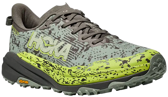 Кроссовки мужские Hoka Speedgoat 6 Gtx Slate/Aloe Vera - Фото 6 большая