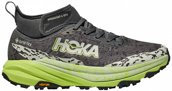 Кроссовки мужские Hoka Speedgoat 6 Mid Gtx Outer Orbit/Lettuce - Фото 1 большая