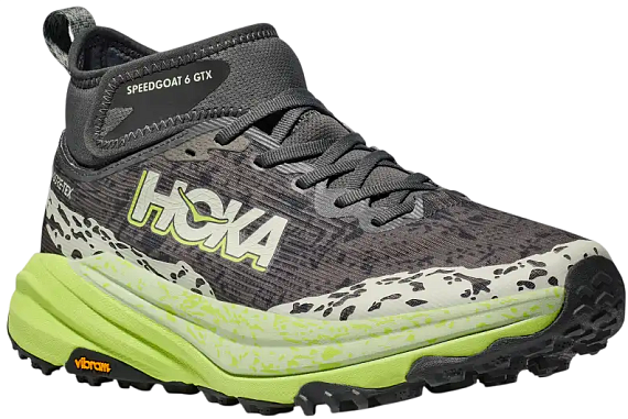 Кроссовки мужские Hoka Speedgoat 6 Mid Gtx Outer Orbit/Lettuce - Фото 6 большая