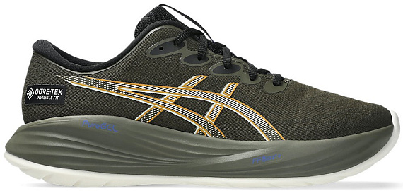 Кроссовки мужские ASICS Gel-Cumulus 27 Gtx Brown Stone/Whisper Green - Фото 1 большая