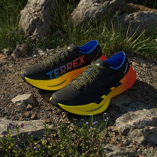 Кроссовки мужские Adidas Terrex Agravic Speed Ultra 2 Cblack/Cblack/Lurabl - Фото 4 большая