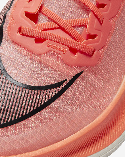Кроссовки Nike ZoomX Vaporfly Next% Bright Mango/Blackened Blue-Citron Pulse - Фото 3 большая