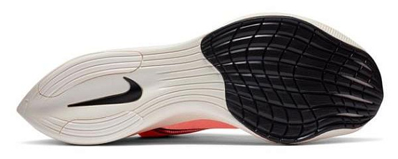 Кроссовки Nike ZoomX Vaporfly Next% Bright Mango/Blackened Blue-Citron Pulse - Фото 4 большая