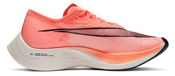 Кроссовки Nike ZoomX Vaporfly Next% Bright Mango/Blackened Blue-Citron Pulse - Фото 7 большая