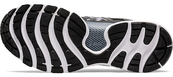 Кроссовки мужские ASICS GEL-Nimbus 22 Wide White/Black - Фото 3 большая
