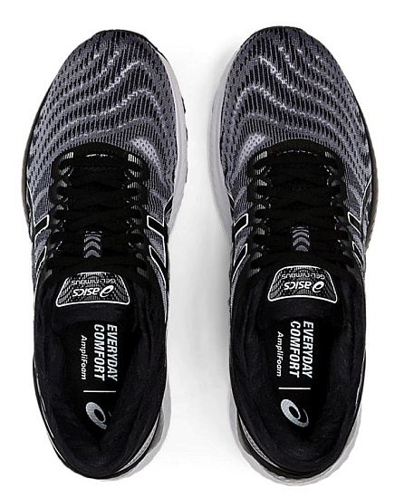 Кроссовки мужские ASICS GEL-Nimbus 22 Wide White/Black - Фото 4 большая