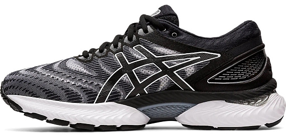 Кроссовки мужские ASICS GEL-Nimbus 22 Wide White/Black - Фото 6 большая