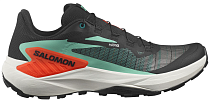 Кроссовки мужские Salomon Genesis Black/Electric Green/Cherry Tomato