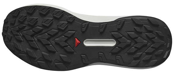 Кроссовки мужские Salomon Genesis Black/Electric Green/Cherry Tomato - Фото 4 большая