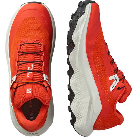 Кроссовки мужские Salomon Ultra Glide 3 Cherry Tomato/Vanila/Black - Фото 2 большая