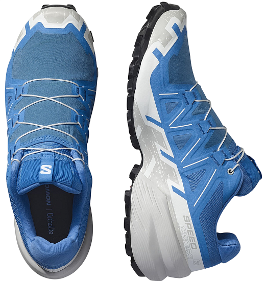 Кроссовки мужские Salomon Speedcross 6 French Blue/Lunar Rock/White - Фото 5 большая