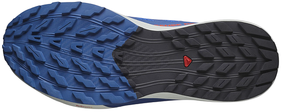 Кроссовки мужские Salomon Sense Ride 5 French Blue/Black/Dark Blue - Фото 6 большая