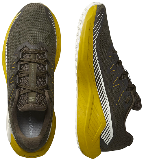 Кроссовки мужские Salomon Drx Defy Grvl Wren/Spicy Mustard/Vanilla Ice - Фото 6 большая