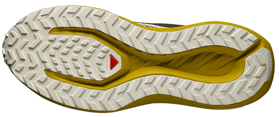 Кроссовки мужские Salomon Drx Defy Grvl Wren/Spicy Mustard/Vanilla Ice - Фото 2 большая