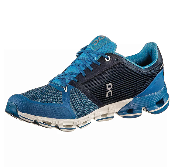 Кроссовки мужские On Cloudflyer Blue/White - Фото 5 большая