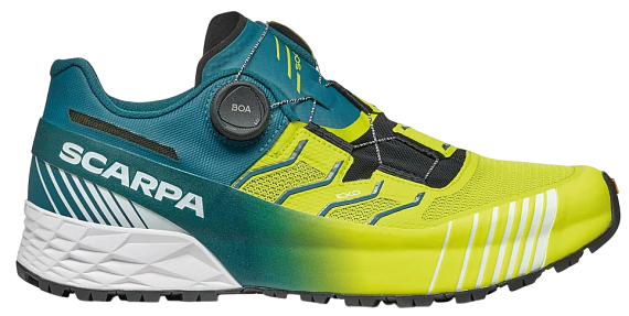 Кроссовки мужские Scarpa Ribelle Run Kalibra HT Lime Green/Deep Lagoon - Фото 1 большая