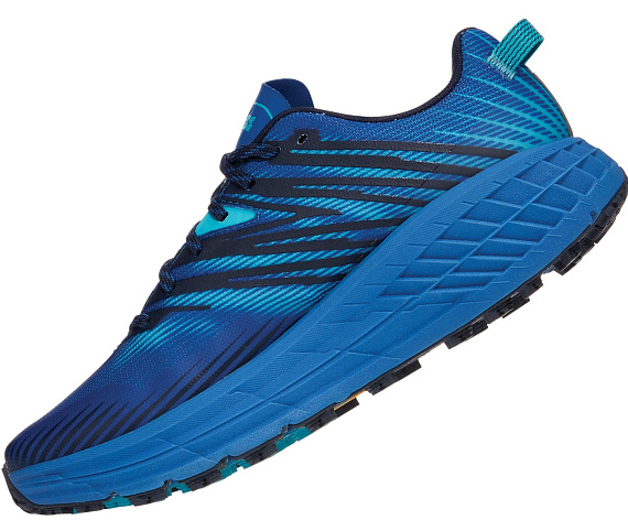 Кроссовки мужские Hoka Speedgoat 4 Turkish Sea/Scuba Blue - Фото 4 большая