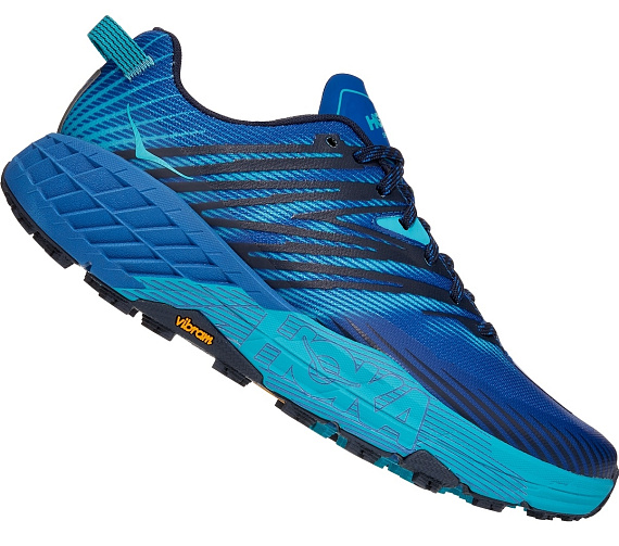 Кроссовки мужские Hoka Speedgoat 4 Turkish Sea/Scuba Blue - Фото 5 большая