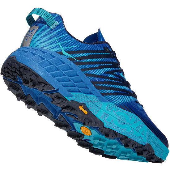 Кроссовки мужские Hoka Speedgoat 4 Turkish Sea/Scuba Blue - Фото 6 большая