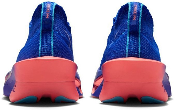 Кроссовки Nike Air Zoom Alphafly Next% 3 Racer Blue/White/Atomic Pink/Indigo Burst/Baltic Blue/Volt - Фото 4 большая
