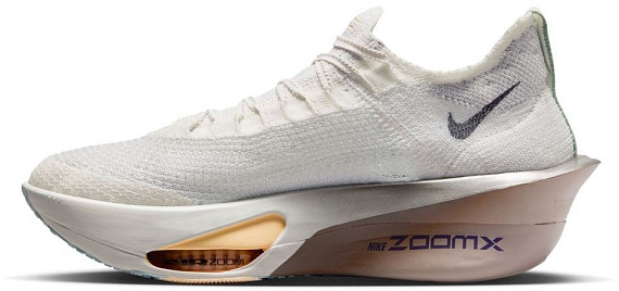 Кроссовки Nike Air Zoom Alphafly Next% 3 Platinum Tint/Purple Dynasty/Ocean Cube/Moon Particle/Ice - Фото 2 большая