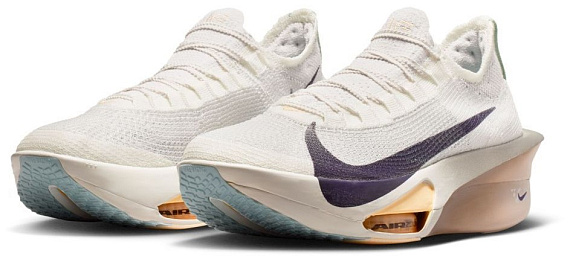 Кроссовки Nike Air Zoom Alphafly Next% 3 Platinum Tint/Purple Dynasty/Ocean Cube/Moon Particle/Ice - Фото 3 большая