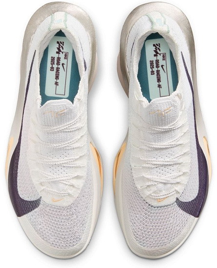 Кроссовки Nike Air Zoom Alphafly Next% 3 Platinum Tint/Purple Dynasty/Ocean Cube/Moon Particle/Ice - Фото 6 большая