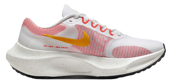 Кроссовки мужские Nike Zoom Fly 5 White/Obsidian-Bright Crimson - Фото 2 большая