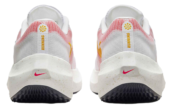 Кроссовки мужские Nike Zoom Fly 5 White/Obsidian-Bright Crimson - Фото 5 большая