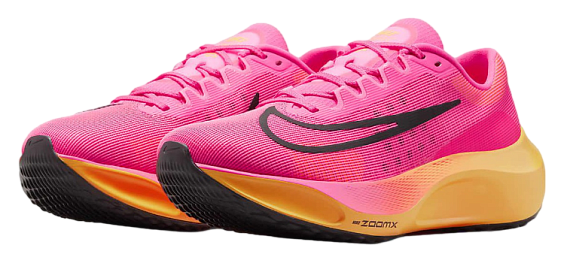 Кроссовки мужские Nike Zoom Fly 5 Hyper Pink/Laser Orange - Фото 3 большая