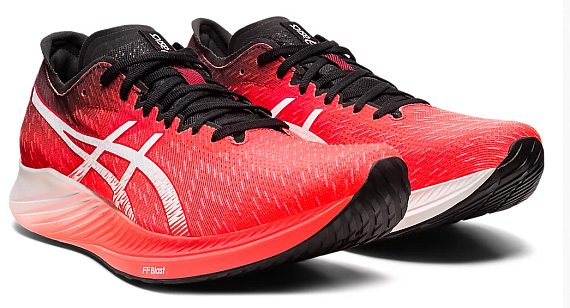 Кроссовки мужские ASICS Magic Speed Sunrise Red/White - Фото 2 большая