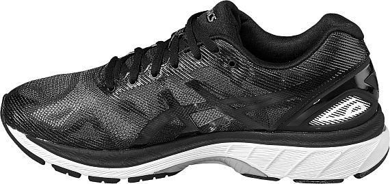 Кроссовки мужские ASICS Gel-Nimbus 19 Черный/Оникс/Серебристый - Фото 2 большая