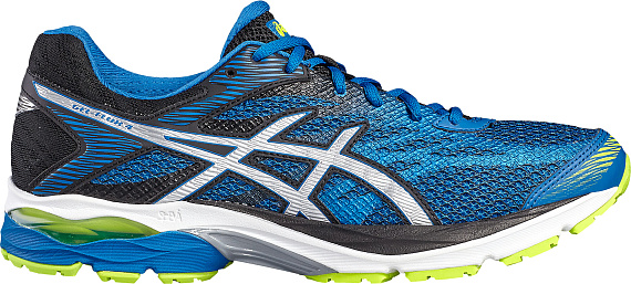 Кроссовки мужские ASICS Gel-Flux 4 Голубой/Серебристый/Черный - Фото 1 большая