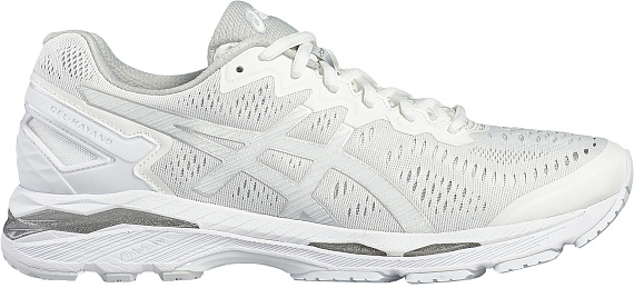 Кроссовки мужские ASICS Gel-Kayano 23 Белый/Матовый/Серебристый - Фото 1 большая