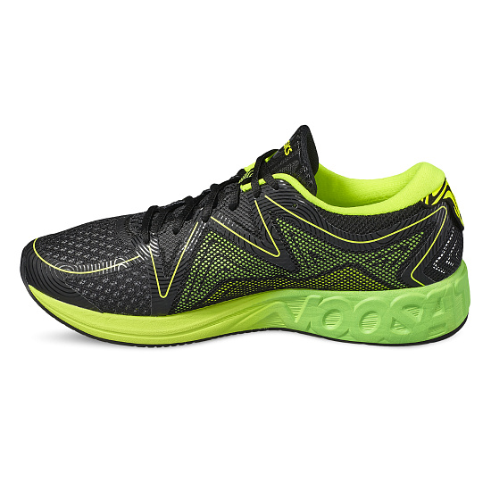 Кроссовки мужские ASICS Noosa Ff Черный/Светло Зеленый/Желтый - Фото 2 большая