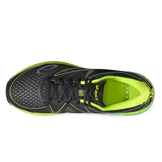 Кроссовки мужские ASICS Noosa Ff Черный/Светло Зеленый/Желтый - Фото 5 большая