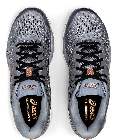Кроссовки мужские ASICS GEL-Cumulus 21 Sheet Rock/Black - Фото 4 большая