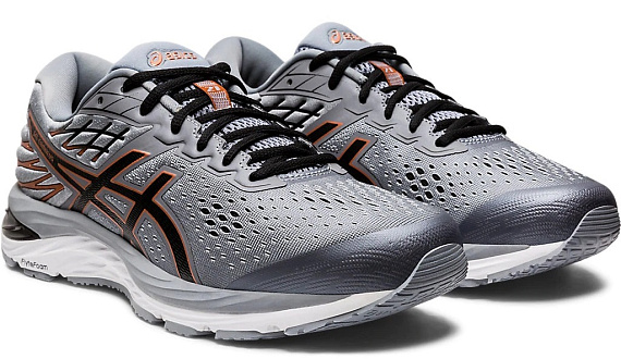 Кроссовки мужские ASICS GEL-Cumulus 21 Sheet Rock/Black - Фото 8 большая
