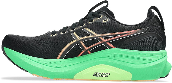 Кроссовки мужские ASICS Gel-Kayano 32 Black/Vital Green - Фото 4 большая
