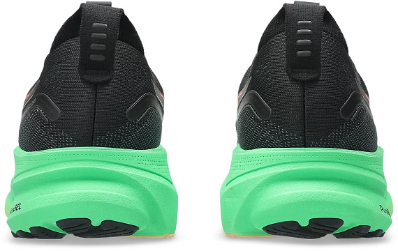 Кроссовки мужские ASICS Gel-Kayano 32 Black/Vital Green - Фото 5 большая