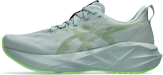 Кроссовки мужские ASICS Novablast 5 Cold Moss/Light Orange - Фото 8 большая