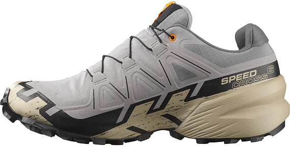 Кроссовки мужские Salomon Speedcross 6 Gtx Gull/White Pepper/Black - Фото 4 большая