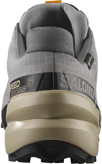 Кроссовки мужские Salomon Speedcross 6 Gtx Gull/White Pepper/Black - Фото 6 большая