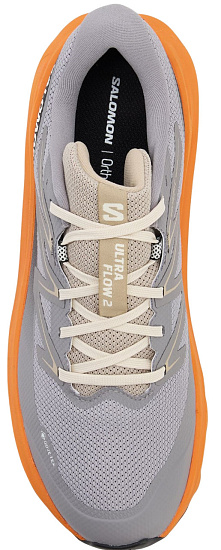 Кроссовки мужские Salomon Ultra Flow 2 Gtx Gull/Turmeric/White Pepper - Фото 6 большая