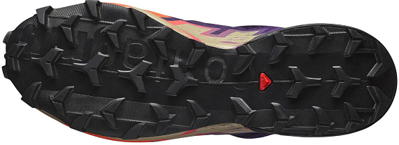 Кроссовки мужские Salomon Speedcross 6 Gtx Maritime Blue/Black/Cherry Tomato - Фото 3 большая