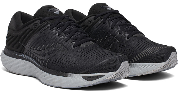 Кроссовки мужские Saucony Triumph 17 Blackout - Фото 5 большая