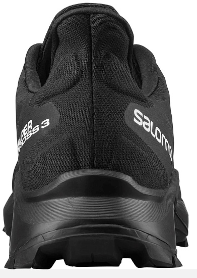 Кроссовки мужские Salomon Supercross 3 Black/Black/Black - Фото 4 большая