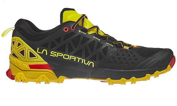 Кроссовки мужские La Sportiva Bushido II Black/Yellow - Фото 6 большая