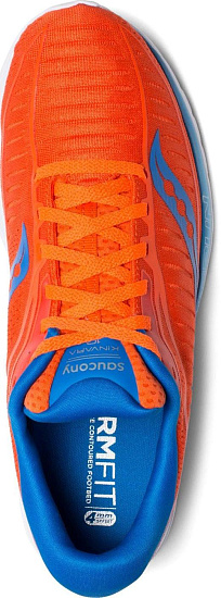 Кроссовки мужские Saucony Kinvara 10 Orange/Blue - Фото 3 большая
